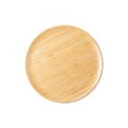 エコ竹製食器　フラットプレート皿 中　ETHICLE(エシクル)　ECL-44-1