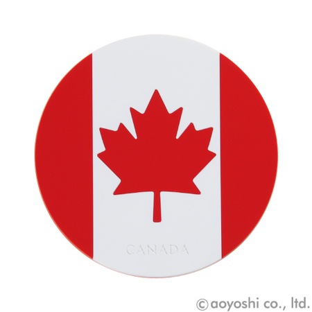 コースター　カナダ　ワールドフラッグコースター　CANADA　027963