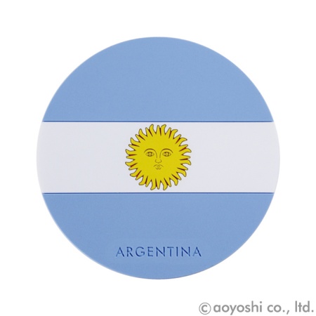 コースター　アルゼンチン　ワールドフラッグコースター　ARGENTINA　028045