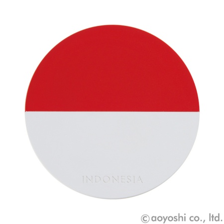 コースター　インドネシア　ワールドフラッグコースター　INDONESIA　028335