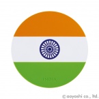 コースター　インド　ワールドフラッグコースター　INDIA　028397