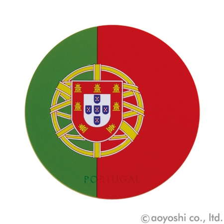 コースター　ポルトガル　ワールドフラッグコースター　PORTUGAL　028496