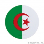 コースター　アルジェリア　ワールドフラッグコースター　ALGERIA　028571