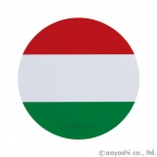 コースター　ハンガリー　ワールドフラッグコースター　HUNGARY　028601