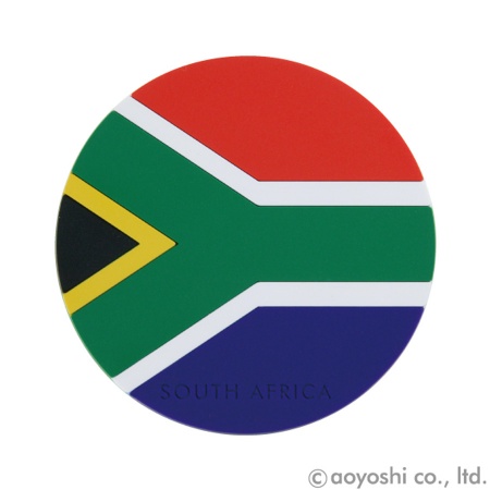 コースター　南アフリカ　ワールドフラッグコースター　SOUTH AFRICA　028632