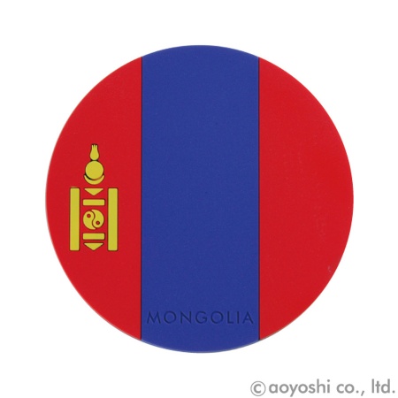 コースター　モンゴル　ワールドフラッグコースター　MONGOLIA　028649