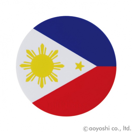 コースター　フィリピン　ワールドフラッグコースター　PHILIPPINES　028854