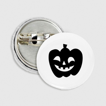 S0014-0003｜ハロウィングッズ 缶バッジ パンプキン｜飲食店用品・印刷