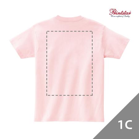 AOW-072｜Tシャツ オリジナルプリント シルク1色プリント 背面1か所