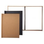 洋風メニューブック　A4・4ページ　レールタイプ　SOL-1A シンビ(SHIMBI)