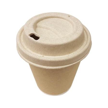 KMJ-240-NATset｜断熱二重紙コップ+パルプリッド 240ml(8オンス) 1,000