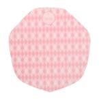 クレープ包装紙 3,000枚　上質紙+PEラミ　ピンク(変形)　263×252mm　※北海道・四国・九州・沖縄・離島 送料別途