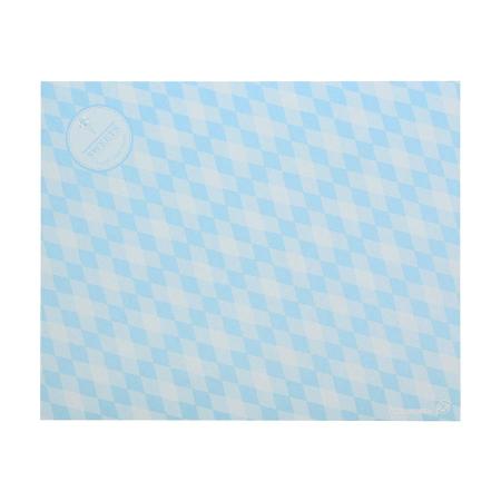 クレープ包装紙 3,000枚　上質紙+PEラミ　ブルー(S四角)　207×255mm　※北海道・四国・九州・沖縄・離島 送料別途