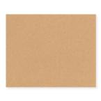 クレープ包装紙 1,000枚　未晒クラフト紙+PEラミ　未晒無地　207×255mm　※沖縄・離島 送料別途