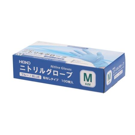 ニトリルグローブ　粉なし・ブルー・M　2,000枚　※沖縄・離島 送料別途
