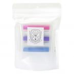 ダストレススクールシリーズ カクテル チョーク (赤、紫、青、白3本)・6本入り 日本理化学工業 SC-2