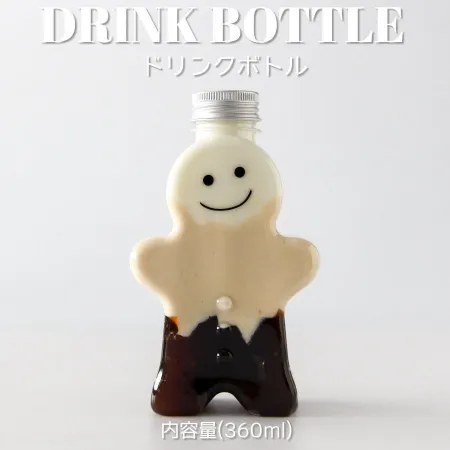 ドリンクボトル　サニー　360ml 100個　フタ付き　※沖縄・離島 送料別途