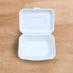 バガスフードテイクアウトボックスBOX　400個 ※電子レンジ可　※沖縄・離島 送料別途