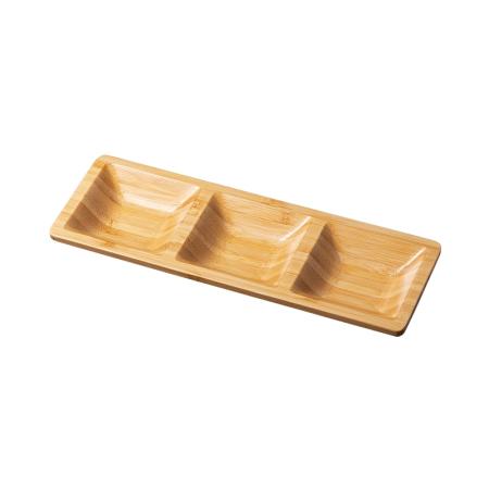 エコ竹製食器 3マスプレート ETHICLE(エシクル) ECL-1-4
