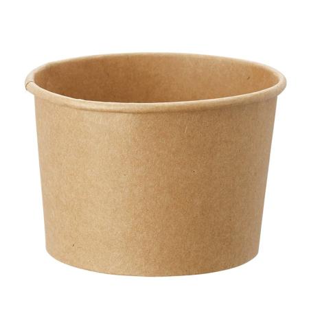 アイスカップ(Hシリーズ)　200ml(両面PEコート)　500個 クラフト　※沖縄・離島 送料別途