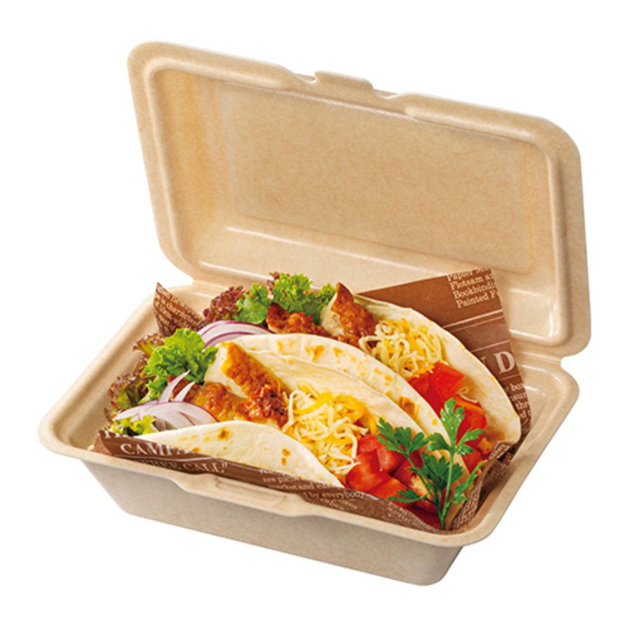 Klunch-52-S-NAT｜耐熱ランチボックス 仕切りなし ナチュラル 600個 Kランチ-52-S｜飲食店用品・印刷通販のatta(アッタ)