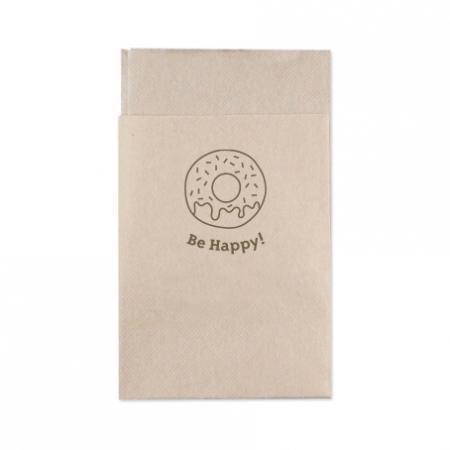 紙ナフキン六つ折未晒　『ドーナツ』　※受注生産品　attaオリジナルデザイン