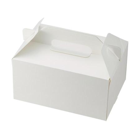 カットケーキ箱(6・7個用)　スリムエコキャリーケーキ箱　15×21 100枚　※沖縄・離島 送料別途