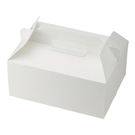 カットケーキ箱(8・9個用)　スリムエコキャリーケーキ箱　18×24 50枚　※沖縄・離島 送料別途