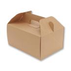 カットケーキ箱(6・7個用) ネオクラフトキャリーBOX L 100枚 ※沖縄・離島 送料別途