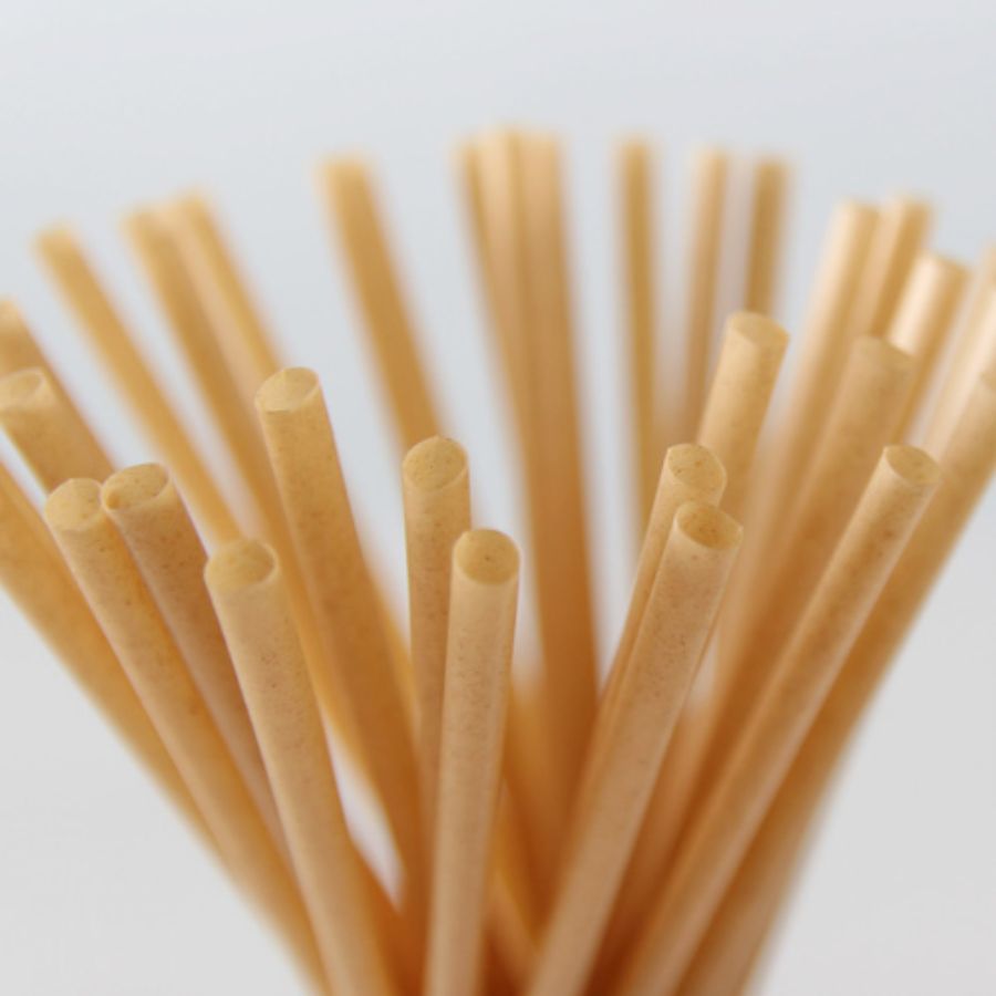BMT-109｜バガスストロー 6×197mm 紙梱包 5,500本｜飲食店用品・印刷通販のatta(アッタ)