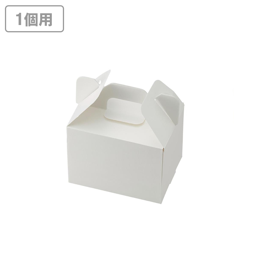 カットケーキ箱(1個用) スリムエコキャリーケーキ箱 9×12 100枚 ※沖縄・離島 送料別途