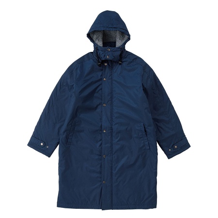 BCW-015｜ベンチウォーマー ボア付きナイロンベンチコート TRUSS