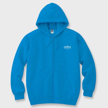 AOW-006｜ジップアップパーカー オリジナルプリント シルク1色プリント