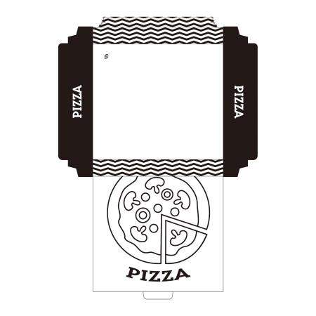 AOEQ-PB-006｜ピザボックス 『ロゴ』 12インチ ※受注生産品 atta