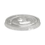 プラスチックカップ用フタ　98mm口径 1,000個(PET製)　平フタ(ストロー穴付)　※フジナップ専用 ※北海道・沖縄・離島 送料別途 ※個人宅配送不可