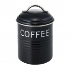 バーネット キャニスター 黒 COFFEE　SALUS(セイラス)　4521540244151　キッチン雑貨