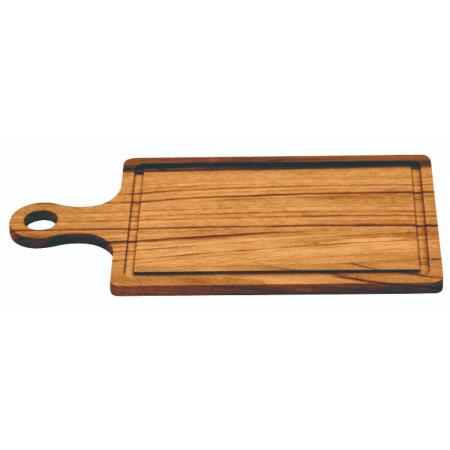 シュラスコ カッティングボード取手付(抗菌加工) 40cm 400×210×H12mm 13069/100