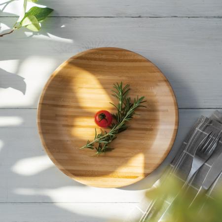 ECL-11｜エコ竹製食器 プレート皿 大 ETHICLE(エシクル) ECL-11｜飲食