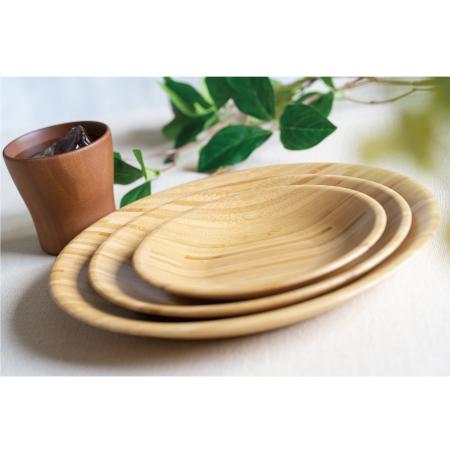 ECL-11｜エコ竹製食器 プレート皿 大 ETHICLE(エシクル) ECL-11｜飲食
