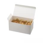 ドーナツ・シュークリーム箱　3・4個用　白S 100枚　※沖縄・離島 送料別途