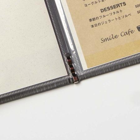 MB-745｜洋風メニューブック B5 2/3・4ページ ピンタイプ MB-745