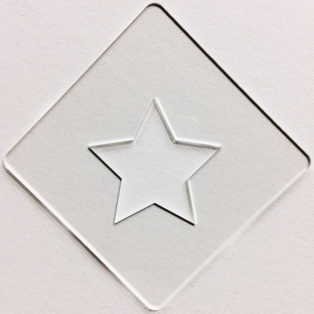 カフェアートステンシル　星　LAS-0002　4573169220023