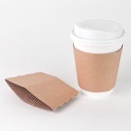 断熱カップスリーブ EF 12oz用(※SMT-400専用) 2000枚 【テイクアウト・イベント・業務用・お祭り・使い捨て食品容器】