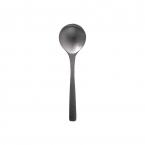 ブイヨンスプーン 150mm ステンレス黒酸化発色 KC-24BOS えいむのブラックカトラリー喜悦