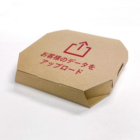 オリジナル八角ピザボックス　10インチ クラフト　※沖縄・離島 送料別途　【データ入稿】