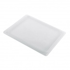 CAMBRO(キャンブロ)フードパン密閉カバーホワイト GN1/2用 (325x265mm) 20SC 13100252