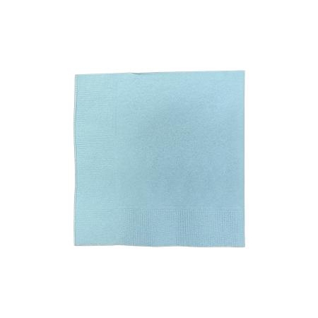 カクテルナプキン　4折 2プライ 245×245mm　ブルー 3,000枚　※北海道・沖縄・離島 送料別途 ※個人宅配送不可