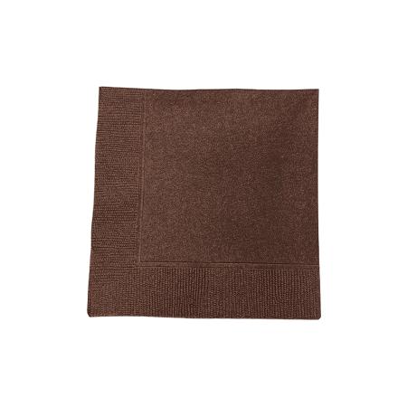 カクテルナプキン　4折 2プライ 245×245mm　チョコレート 3,000枚　※北海道・沖縄・離島 送料別途 ※個人宅配送不可