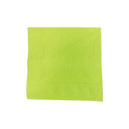 カクテルナプキン　4折 2プライ 245×245mm　アシッドグリーン 3,000枚　※北海道・沖縄・離島 送料別途 ※個人宅配送不可