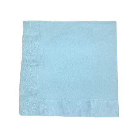 テーブルナプキン　4折 2プライ 325×325mm　ブルー 3,000枚　※北海道・沖縄・離島 送料別途 ※個人宅配送不可